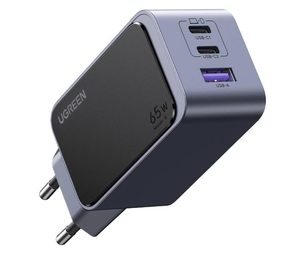 UGREEN Nexode S Ładowarka sieciowa USB + 2x USB-C 65W - 1267432 - zdjęcie